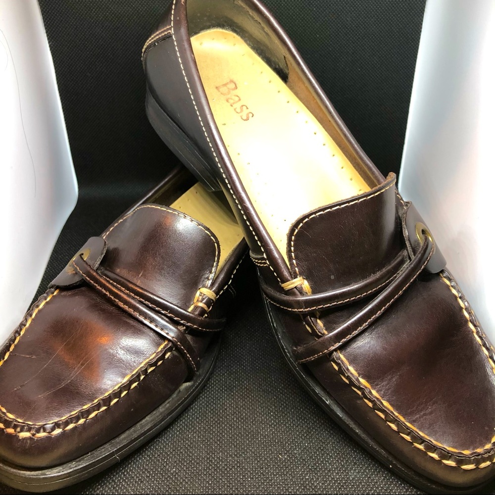 Bass leather loafer
